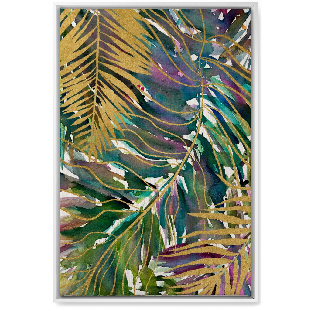 Key Biscayne Wall Art, White, Single piece, Canvas, 20x30, Multicolor, Gunmetal