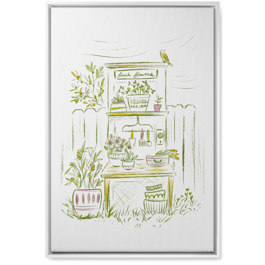 Green And White Home Decor