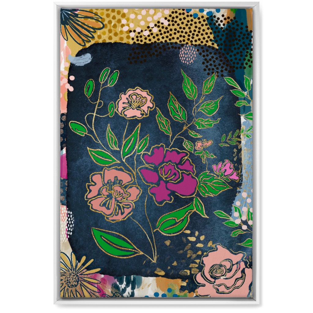 Spring Memories - Multi Wall Art, White, Single piece, Canvas, 20x30, Multicolor