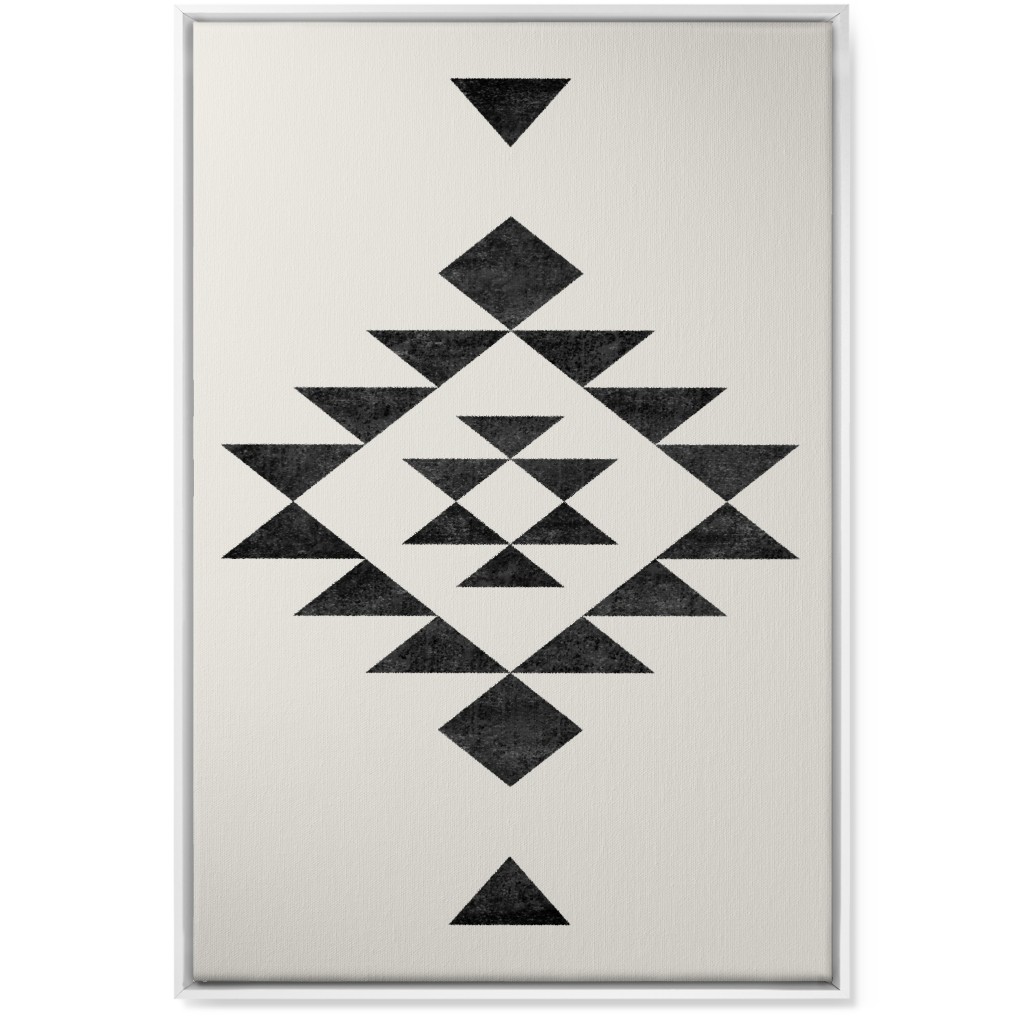 Southwest - Neutral Wall Art, White, Single piece, Canvas, 24x36, Beige