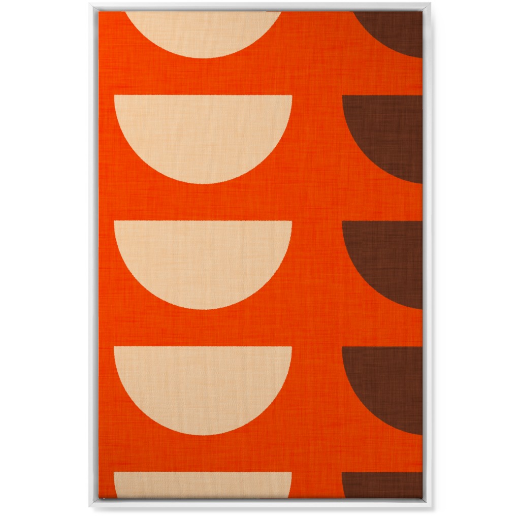 Red And White Canvas Wall Art