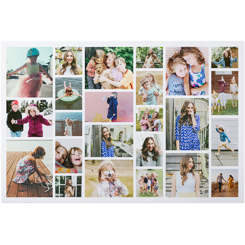 Gallery Grid of Twenty Four Celebration Photo Board, Multicolor