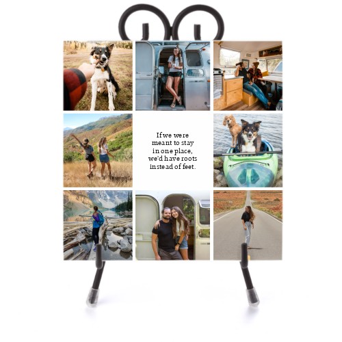 Text Gallery of Eight Ceramic Tile, glossy, 6x6, Multicolor, multi