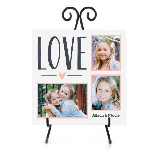 Big Love Ceramic Tile, glossy, 8x8, Pink, priscilla