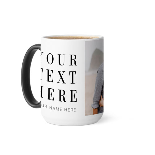 Text Gallery of One Color Changing Mug, 15oz, Multicolor