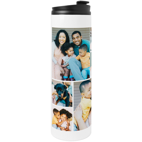 Gallery of Ten Stainless Steel Travel Mug, White,  , 20oz, Multicolor