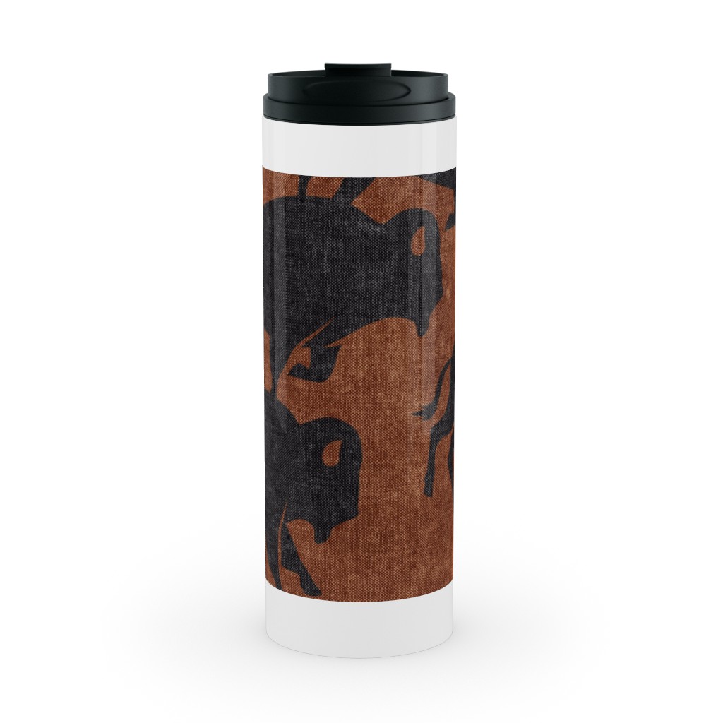 Bison Stampede Inkwell On Brandywine Stainless Mug Shutterfly