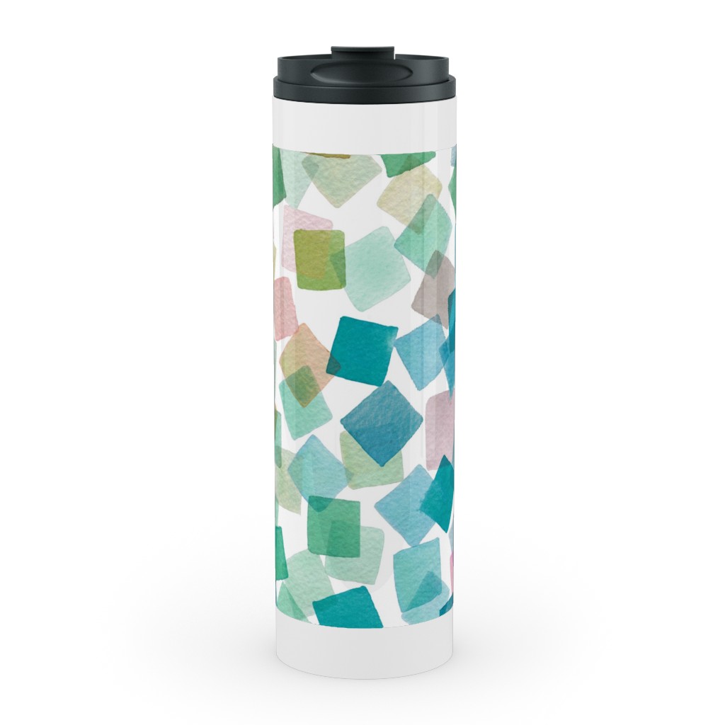 Confetti Party - Spring Pastel Stainless Mug, White,  , 20oz, Multicolor