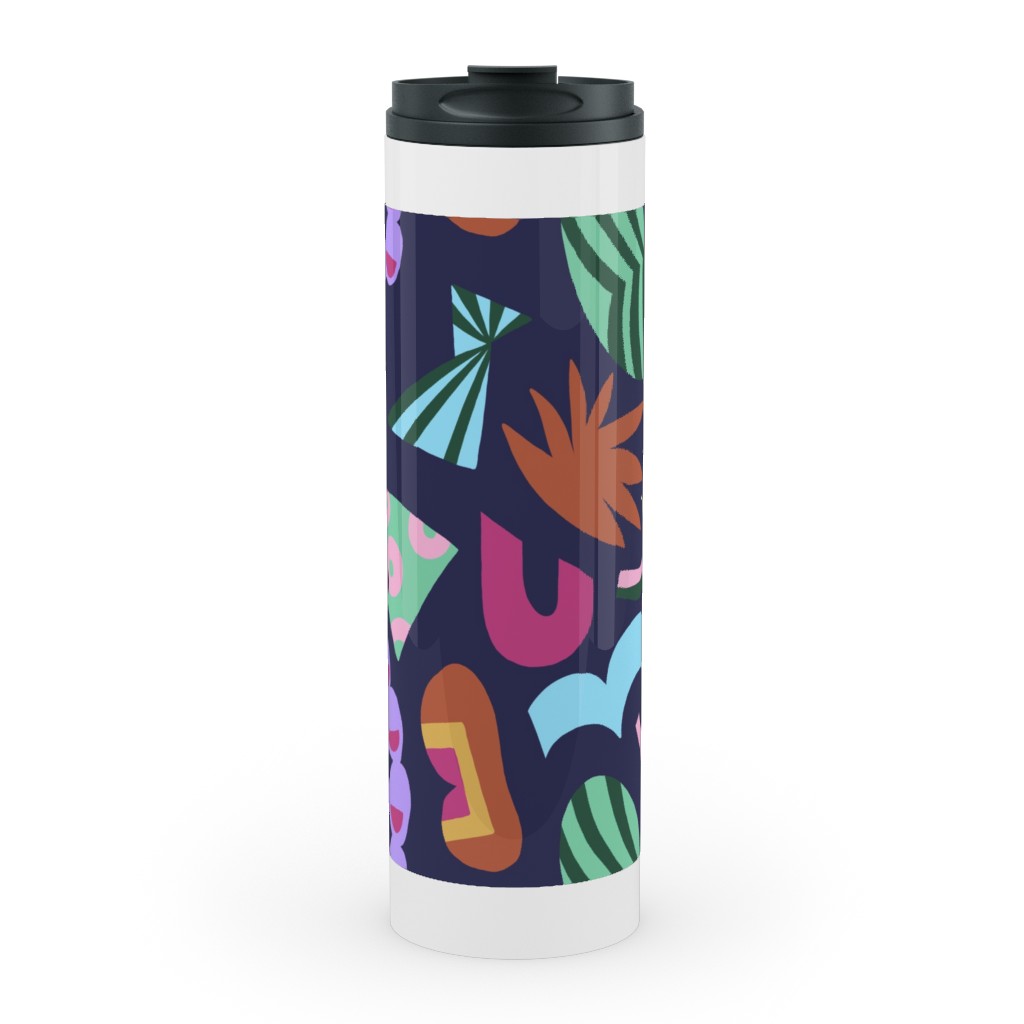 Hand Over - Multi Stainless Mug, White,  , 20oz, Multicolor