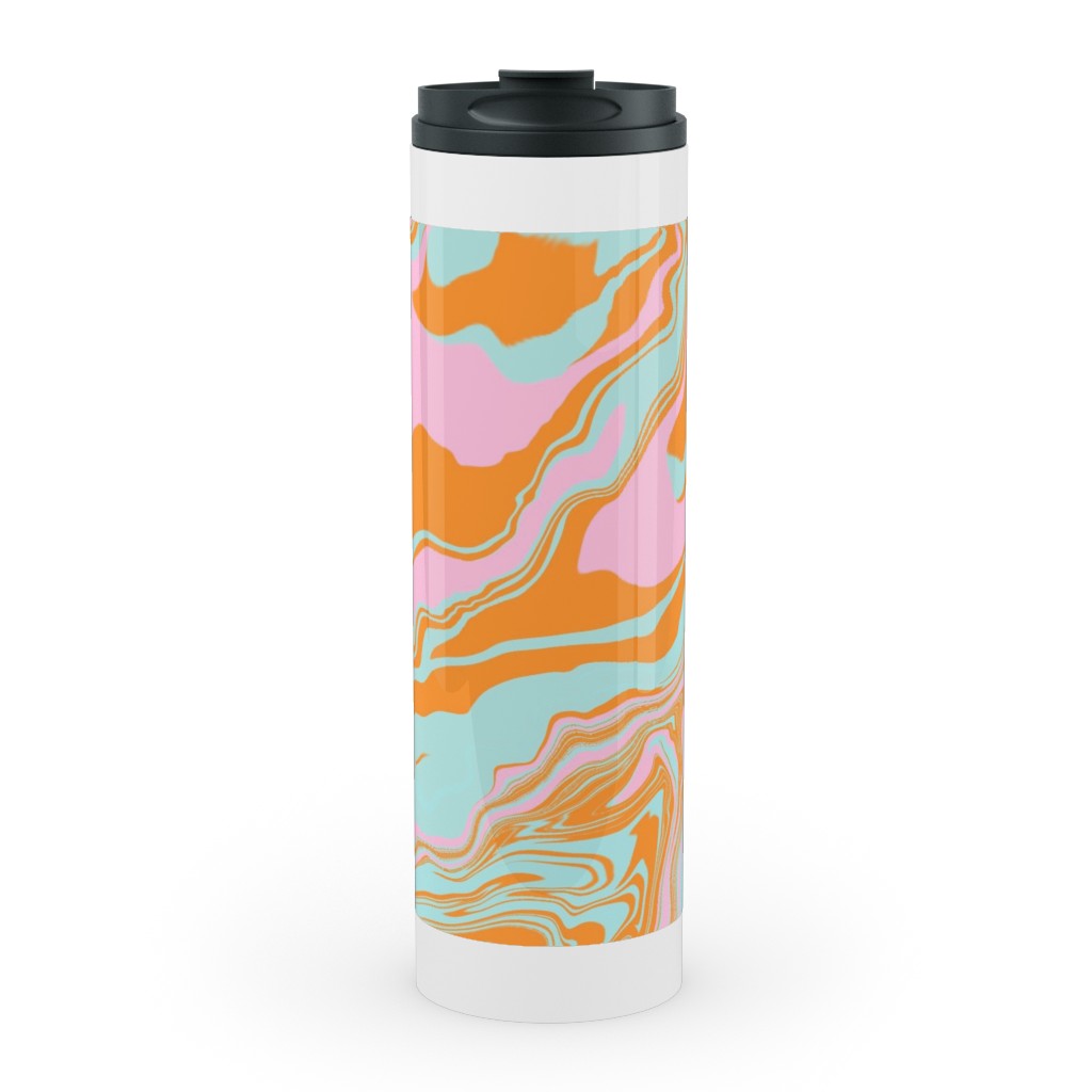 Marmor Stainless Mug, White, , 20oz, Orange, Frost