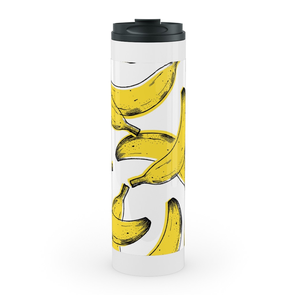 Banana Stainless Mug, White, , 20oz, Yellow, Classic Yellow