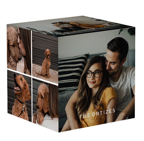 Gallery of Eight Photo Cube, Multicolor