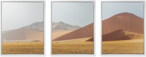 Three Across 16x20 Spread Mounted Wall Art, Multi piece, White, Multicolor, Multi