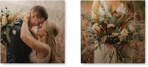 Two Square 16x16 Wood Wall Art, Multi piece, Multicolor, Multi