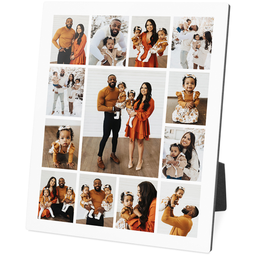 Gallery of Thirteen Portrait Desktop Plaque, Rectangle, 8x10, Multicolor