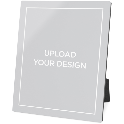 Upload Your Own Design Desktop Plaque, Rectangle Ornament, 8x10, Multicolor