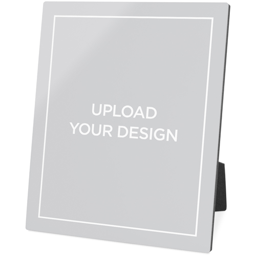 Upload Your Own Design Desktop Plaque, Rectangle, 8x10, Multicolor