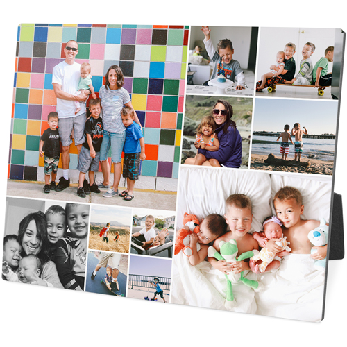 Collage Squares Horizontal Desktop Plaque Home Decor Shutterfly