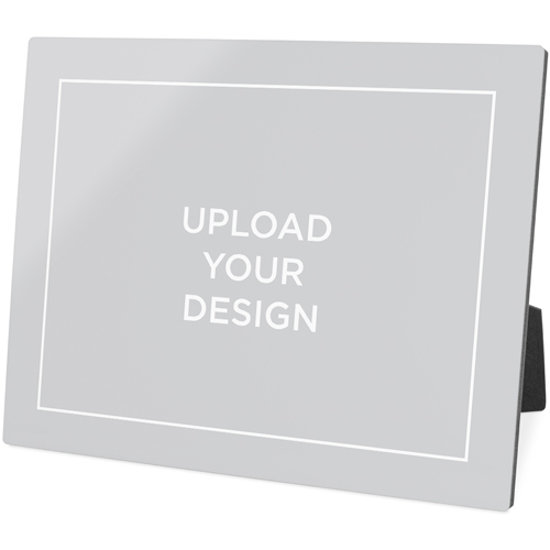 Upload Your Own Design Landscape Desktop Plaque, Rectangle Ornament, 8x10, Multicolor