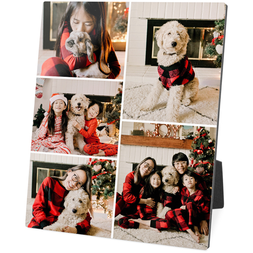 Gallery of Five Portrait Desktop Plaque, Rectangle, 8x10, Multicolor, multi