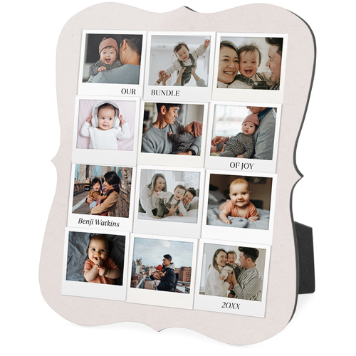 First Year Frames Desktop Plaque, Bracket, 8x10, White, white