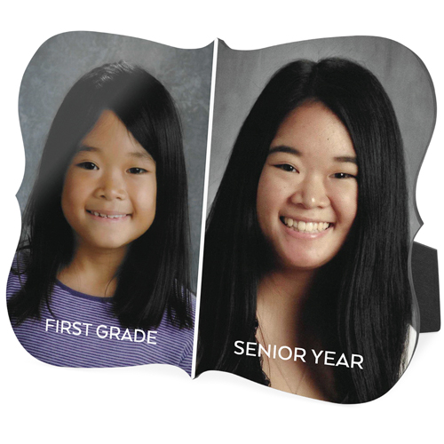 Text Gallery of Two Desktop Plaque, Bracket, 8x10, Multicolor, multi