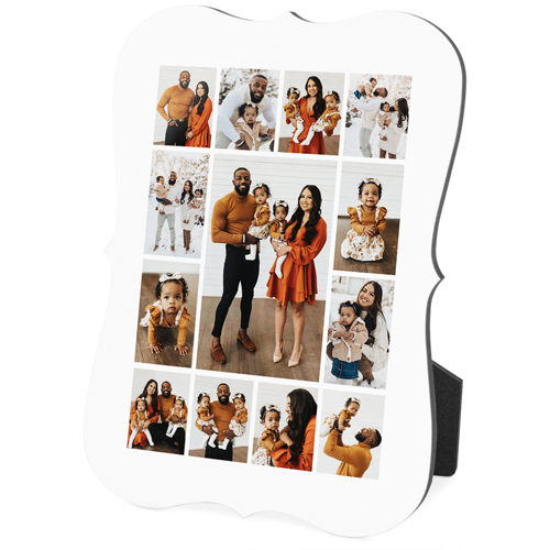 Gallery of Thirteen Portrait Desktop Plaque, Bracket, 5x7, Multicolor