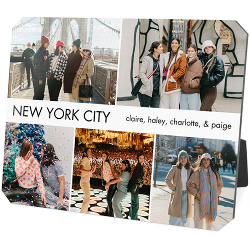 Landscape Gallery Of Five Desktop Plaque, Ticket, 8x10, Multicolor, multi