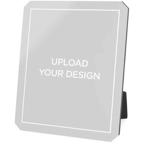 Upload Your Own Design Desktop Plaque, Ticket, 8x10, Multicolor