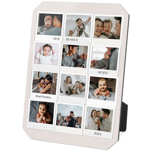 First Year Frames Desktop Plaque, Ticket, 5x7, White, white