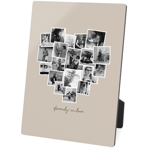 Tilted Heart Collage Desktop Plaque Home Decor Shutterfly