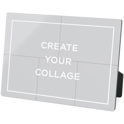 Create a Collage Desktop Plaque, Rectangle Ornament, 5x7, Multicolor