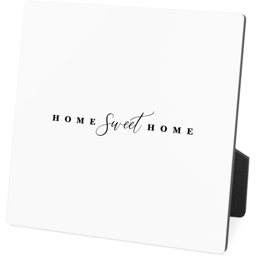 Home Sweet Home Desktop Plaque, Rectangle Ornament, 5x5, Multicolor