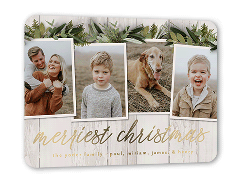 Black And Gold Christmas Cards | Shutterfly