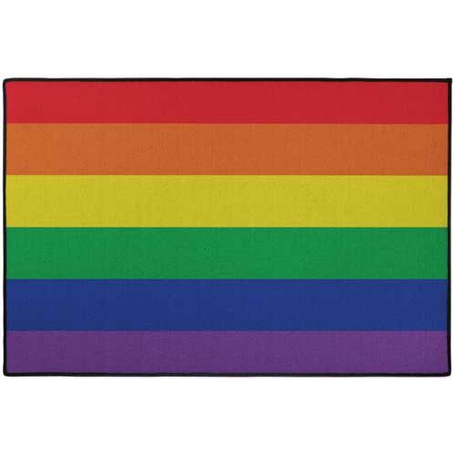 Pride Flag Door Mat by Shutterfly Shutterfly