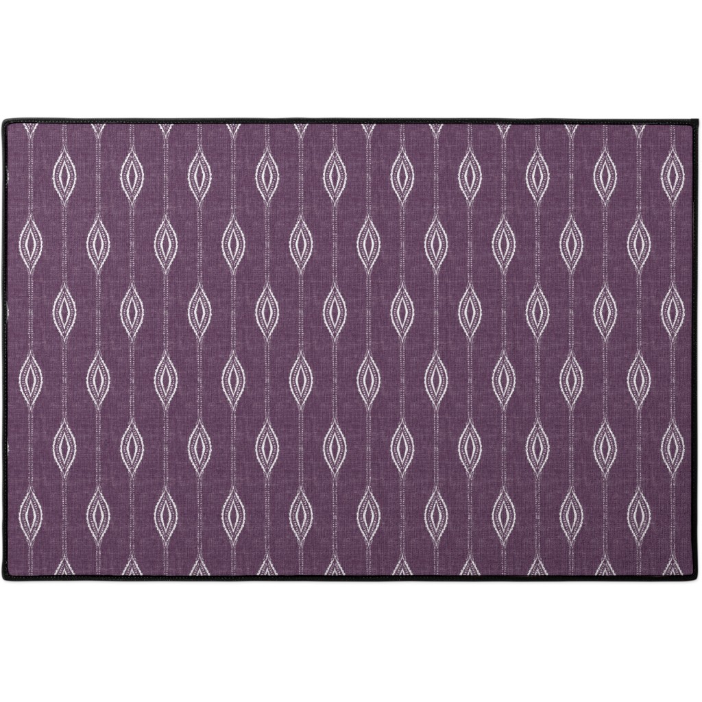 Diamant� - Eggplant Door Mat, Purple