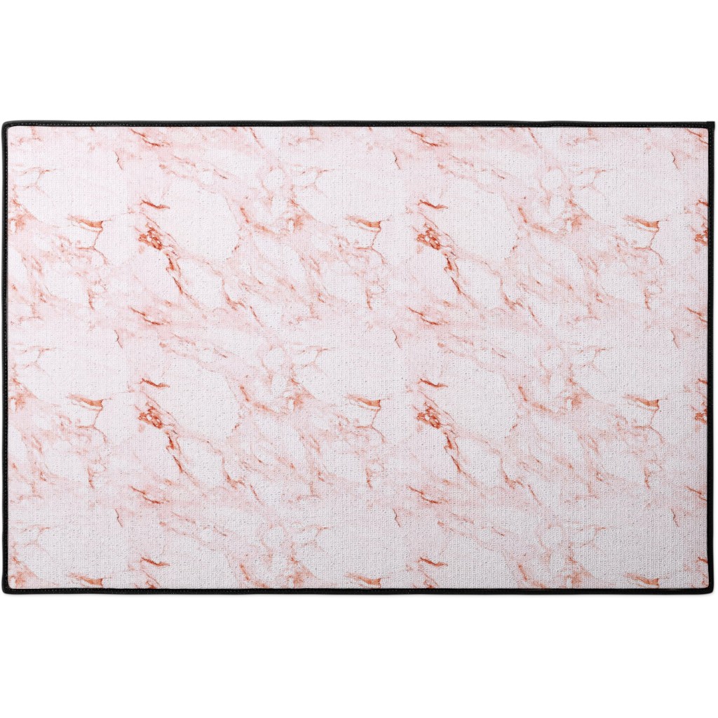 Marble - Blush Door Mat, Pink