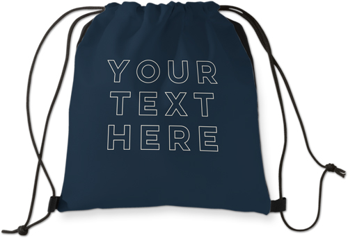 Your Text Here Drawstring Backpack