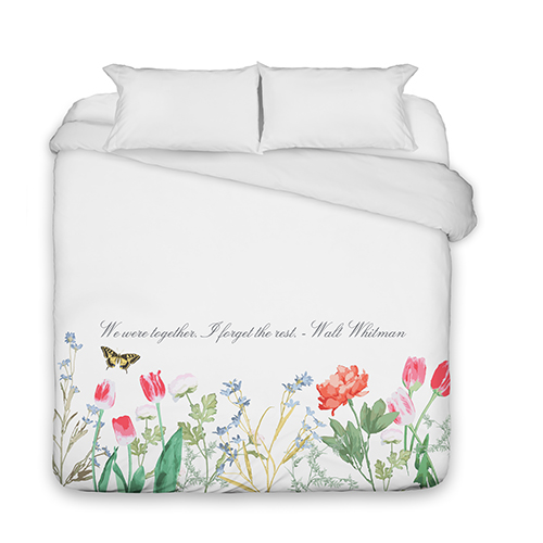 Spring Floral Custom Duvet Cover Shutterfly