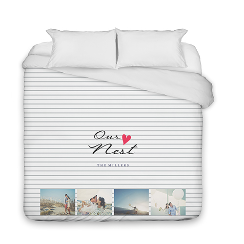 Our Nest Script Duvet Cover Bedding Home Decor Shutterfly