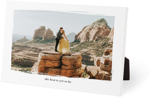 Brushed Frame Easel Back Canvas, 8x10, No Frame, Easel Back Canvas, White, white