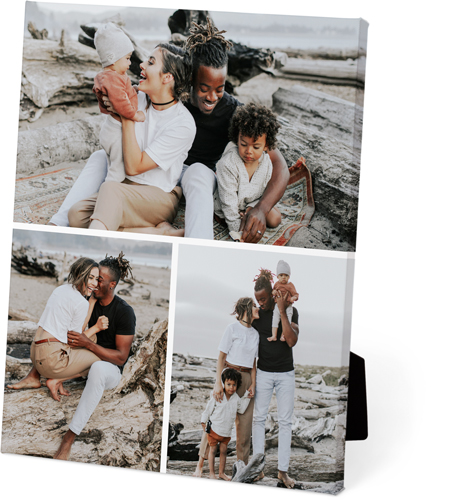 Gallery of Three Easel Back Canvas, 8x10, No Frame, Easel Back Canvas, Multicolor, multi