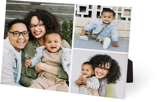 Gallery of Three Landscape Easel Back Canvas, 8x10, No Frame, Easel Back Canvas, White, white