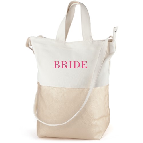 canvas bride bag