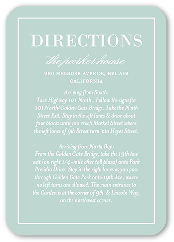 Divine Elegance Wedding Enclosure Card, Green, Pearl Shimmer Cardstock, Rounded