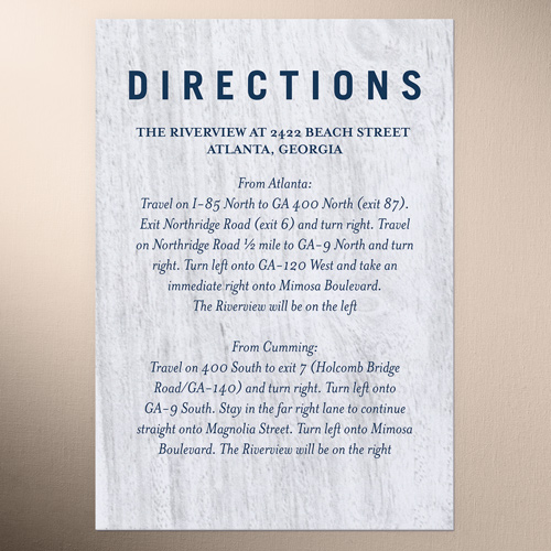 White Picket Fence Wedding Enclosure Card, Grey, Matte, Pearl Shimmer Cardstock, Square