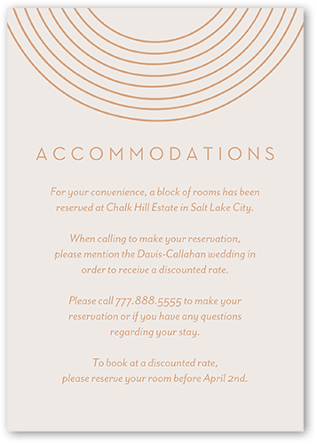 Arch Skyward Wedding Enclosure Card, Grey, Matte, 100% Recycled Cardstock , Square