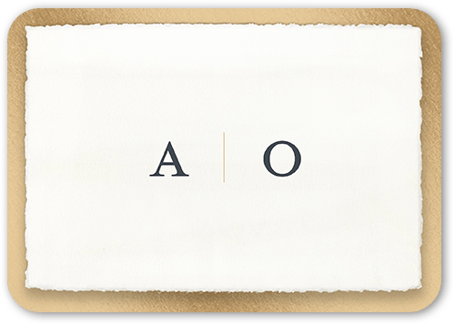 Unforgettable Union Wedding Enclosure Card, White, Pearl Shimmer Cardstock, Rounded, White