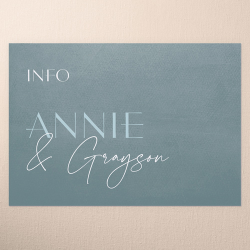 Modern Grace Wedding Enclosure Card, Green, Matte, Signature Smooth Cardstock, Square, Leafy