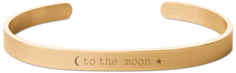 to the moon engraved cuff